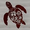 A vector design featuring a close-up view of a wild animal, specifically a sea creature.