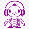 A detailed illustration of a crustacean sea creature with claws and antennae.