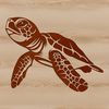 An intricately designed vector graphic of a sea turtle, suitable for digital use and various applications.
