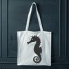 Free Seahorse Clip Art Download An illustration of a seahorse marine animal in vector form.