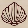 Beachy Vector Art Seashell An editable SVG vector art of a seashell, ideal for crafting and DIY seaside-themed crafts.