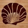 Free Seashell Clip Art for Vacation Designs A realistic illustration of a seashell in various shapes and forms, suitable for seaside decor or vacation-themed designs.