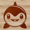 A stylized illustration of a shark, suitable for various design applications.