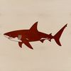 A detailed illustration of a shark in its natural environment.