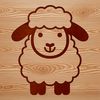 Beautiful Shepherd's Friend Clipart Simple line drawing of a farm animal, suitable for vector art design in Illustrator or Procreate.
