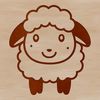 SVG Vector Graphic Animal An SVG illustration of a sheep featuring basic shapes and lines.