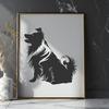 Cute Dog SVG Clip Art A breed-specific illustration of the Shetland sheepdog, suitable for various digital applications.
