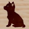 Free Vector Shiba Inu Illustration Vector graphic of a cute Shiba Inu sitting on its haunches.