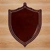 A protective shield designed as a vector SVG icon.