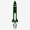 SVG Rocket Ship Vector Art Vector illustration of a futuristic spaceship with details suitable for cutting machine designs or laser engraving.