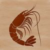 Crustacean Vector Design A vector illustration of a shrimp, suitable for graphic design and digital printing.
