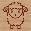 Line Drawing Sheep in a Field A simple line drawing of a sheep standing in a grassy field.