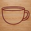 Simple Design Coffee Cup Vector A vector illustration of a plain ceramic cup, suitable for design projects.