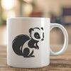 Free Wild Animal Vector Image A stylized illustration of a skunk in its natural habitat.