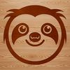 Cute Sloth Head Illustration A simple line drawing illustration of a sloth's head, suitable for vector art designs.