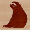 Cute Cartoon Sloth SVG Illustration A cartoon sloth illustration in vector format.