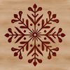 Delicate Snowflake SVG Pattern A delicate 2D snowflake design, suitable for vector graphics and digital cutting.