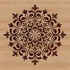Beautiful Snowflake Design Illustration A stylized illustration of a delicate snowflake in vector format.