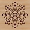 Winter wonderland design in vector format Delicate winter snowflake design created in vector format.
