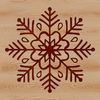 Beautiful Ornate Christmas Design A delicate ornate snowflake with intricate patterns, suitable for winter or Christmas designs.
