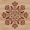 Delicate Snowflake Illustration A high-resolution digital snowflake illustration suitable for commercial and personal projects.