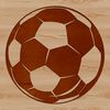 Soccer Ball SVG Illustration A digital illustration of a soccer ball, suitable for vector graphics projects.