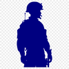 A detailed illustration of a soldier's uniform, ideal for cutting out with a Cricut or laser cutter.