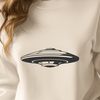 Beautiful Spaceship Design SVG File Vector illustration of a futuristic spaceship in space, suitable for cutting machines or laser cutting.