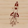 Rocket Ship Vector Art Spacecraft design template featuring a detailed rocket vessel.