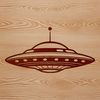 Futuristic Spacecraft Icon A futuristic spacecraft with sleek lines and metallic surfaces soaring through the cosmos.