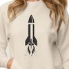 Spacecraft Vector Art Design Detailed illustration of a futuristic spaceship in flight, designed as vector art.