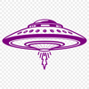 Cosmic Explorer Vessel An abstract design of a spacecraft taking off into the cosmos.