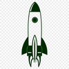 Beautiful Spaceship SVG Illustration A high-quality vector illustration of a futuristic spacecraft in space.