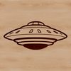 Galactic Vessel Vector A futuristic spaceship illustration designed as an editable vector graphic.