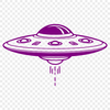 Cosmic Vector Illustration Illustration of a futuristic spaceship in space