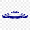 Beautiful SVG Space Ship Illustration Illustrated spaceship with sleek design and futuristic details.