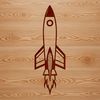 Cosmic Spaceship Illustration Design A futuristic spaceship illustration in SVG format