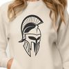 Spartan Shield and Helmet Icon A traditional warrior from ancient Greece, clad in armor and helmet.