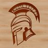 Classic Helmet Vector Design Vector illustration of a Spartan warrior wearing a classic Greek helmet, ideal for cutting machine templates.