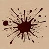 Colorful Slime Splatter Shape A colorful splat shape made up of gooey slime textures, suitable for vector designs.