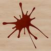Rounded Edge Splatter Icon A colorful splat shape with rounded edges, suitable for cutting machines or digital design.