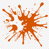 Colorful Slime Shape Design A colorful shape resembling a splat of slime on a transparent background.