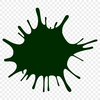Vibrant Splat Shape Vector Graphic A colorful splat shape made from vector lines and curves, suitable for digital designs and crafts.