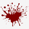 Rounded Edge Design Element A colorful splat shape with rounded edges, suitable for use in vector designs or clip art.