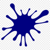 Irregular Shape Illustration A rounded, irregular shape with loose, curved tendrils resembling slime or a spill.