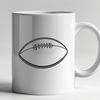 Football Vector Design American Football vector design for sports enthusiasts, suitable for cutting machines and laser cutters.