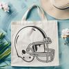 Close-Up Football Icon Illustration A close-up illustration of a football helmet with laces and facemask, suitable for vector art design.