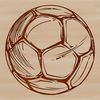 Football Ball Illustration Illustrative football ball graphic