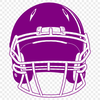 A 2D illustration of an American football with intricate details, suitable for vector design.