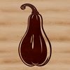 Free Vector Squash Illustration A stylized vector illustration of a squash, suitable for graphic design and digital art projects.